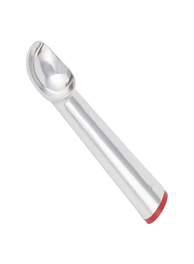 Soro Essentials- 1-1/2 oz Ice Cream Dipper #24 Red Color Aluminum Self-Defrosting -Ice Cream Scoop Ice Cream Spoon for Gelato Cookie Dough Sorbet Almond Home Kitchen Restaurant - Image 1